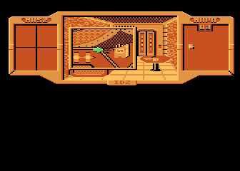 A.D. 2044: Seksmisja (Atari 8-bit) screenshot: Under the mattress