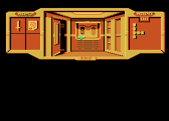 A.D. 2044: Seksmisja (Atari 8-bit) screenshot: Hidden elevator