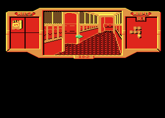 A.D. 2044: Seksmisja (Atari 8-bit) screenshot: Corridor