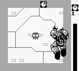 Trax (Game Boy) screenshot: This is a giant robot who was designed to trip and crush you.