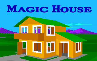 Moscow Nights (DOS) screenshot: Magic House title screen