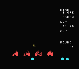 Screenshot Of Space Invaders (msx, 1978) - Mobygames