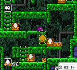 Toki Tori (Game Boy Color) screenshot: Slimy level