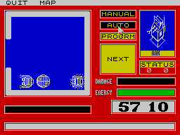 Mission Omega (ZX Spectrum) screenshot: Starts room
