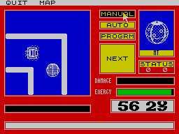 Mission Omega (ZX Spectrum) screenshot: Corridor