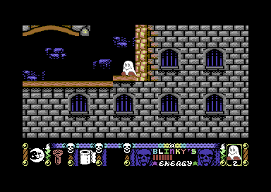 Blinkys Scary School (Commodore 64) screenshot: Bottom level