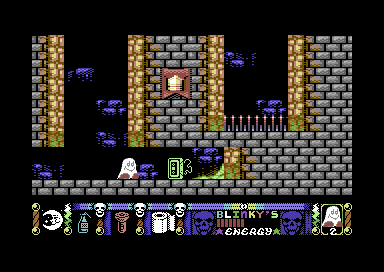 Blinkys Scary School (Commodore 64) screenshot: Cassette player