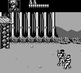 Double Dragon 3: The Rosetta Stone (Game Boy) screenshot: Now I have weapons