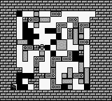 Kwirk (Game Boy) screenshot: Labyrinth