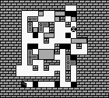 Kwirk (Game Boy) screenshot: Holes on road to exit