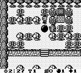 Bomber Man GB 3 (Game Boy) screenshot: Ups. Life lost