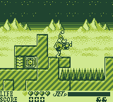 Daffy Duck (Game Boy) screenshot: Spikes