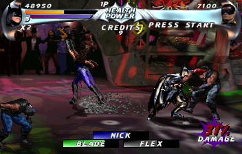 Batman Forever (Arcade) screenshot: 3 Bosses fight