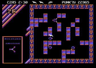 Atomia (Atari 8-bit) screenshot: Level 26