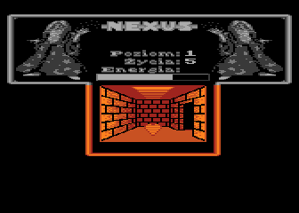Nexus (Atari 8-bit) screenshot: One of five hearts