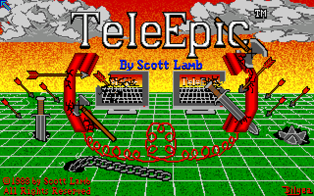 TeleEpic (Amiga) screenshot: Title screen