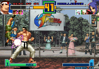 The King of Fighters 2001 (Arcade) screenshot: Energy move