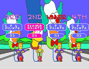 The Simpsons (Arcade) screenshot: Balloons