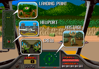 Air Rescue (Arcade) screenshot: Explaining the game.