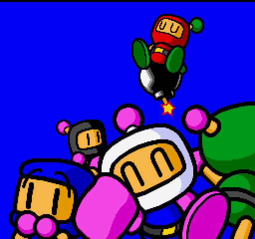 Bomberman: Panic Bomber (FM Towns) screenshot: Intro