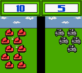 Game Boy Wars 3 (Game Boy Color) screenshot: Time to destroy enemies