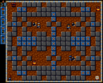 Mega Blast (Amiga) screenshot: Level 34