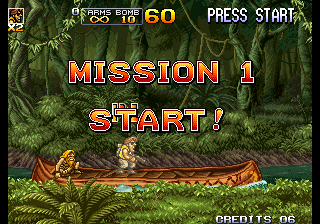 Metal Slug 5 (Arcade) screenshot: Mission 1.
