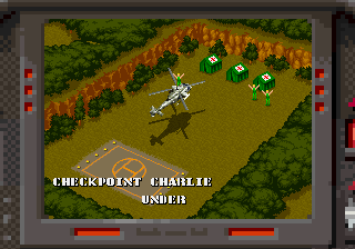 Air Rescue (Arcade) screenshot: Rescue your men.