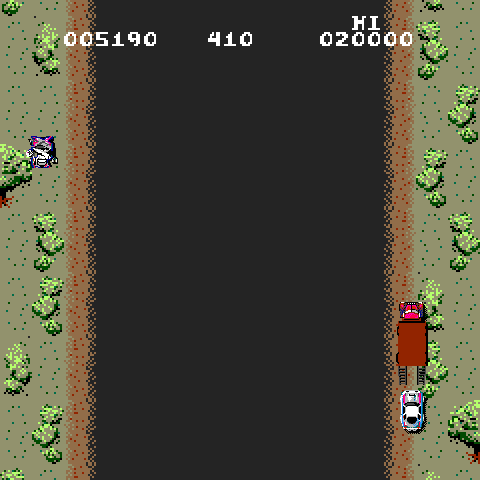 Screenshot of Spy Hunter (Arcade, 1983) - MobyGames