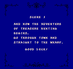 Captain Silver (Arcade) screenshot: Scene 1.