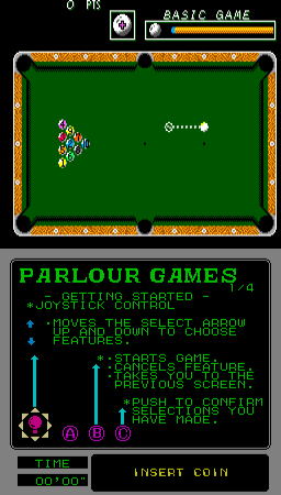 Parlour Games (Arcade) screenshot: Time to break.