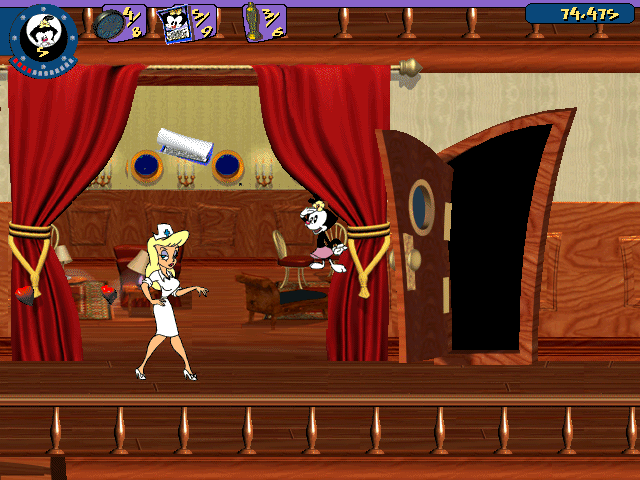 Screenshot Of Animaniacs: A Gigantic Adventure (windows, 1999) - Mobygames