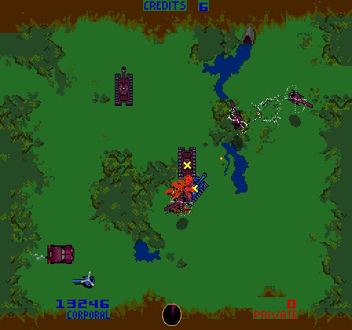 Sarge (Arcade) screenshot: Battle mess