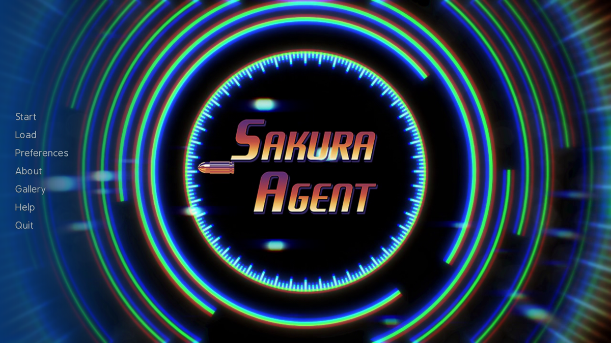 Sakura Agent (Windows) screenshot: The main menu