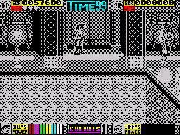 Double Dragon II: The Revenge (ZX Spectrum) screenshot: Level 5