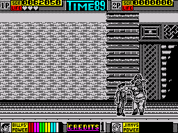 Double Dragon II: The Revenge (ZX Spectrum) screenshot: One of the recent fighting