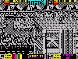 Double Dragon II: The Revenge (ZX Spectrum) screenshot: Level 4