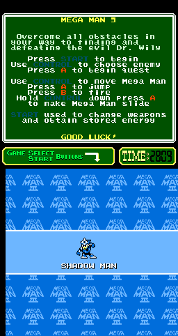 Mega Man 3 (Arcade) screenshot: Shadow Man.
