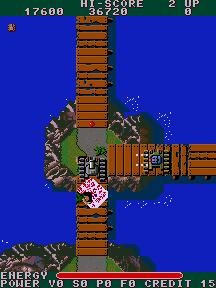 Tank (Arcade) screenshot: Explosion