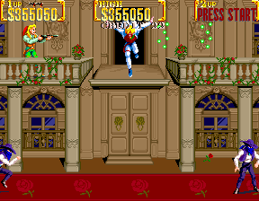 Sunset Riders (Arcade) screenshot: Last boss
