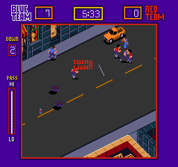 Screenshot of Street Football (Arcade, 1985) - MobyGames