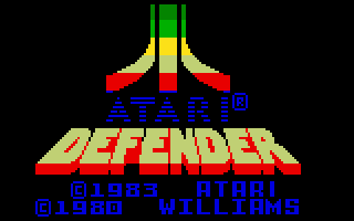 Defender (Intellivision) screenshot: Title screen
