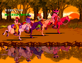 Sunset Riders (Arcade) screenshot: End scene