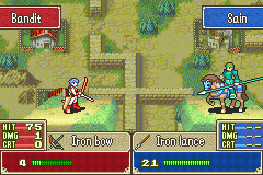 Fire Emblem (Game Boy Advance) screenshot: Enemy archer