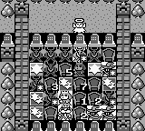 Castle Quest (Game Boy) screenshot: Over time a field can shrink.