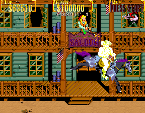 Screenshot of Sunset Riders (Arcade, 1991) - MobyGames