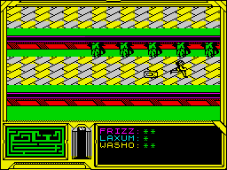 Firestorm (ZX Spectrum) screenshot: Something chases me