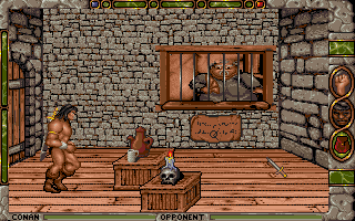 Conan: The Cimmerian (Amiga) screenshot: A shop