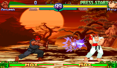 Screenshot of Street Fighter Alpha 3 (Arcade, 1998) - MobyGames