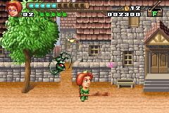 Shrek: Reekin' Havoc (Game Boy Advance) screenshot: Crazy rabbit